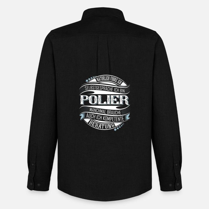 Polier - Männer Oxford Hemd von Stanley/Stella - Schwarz
