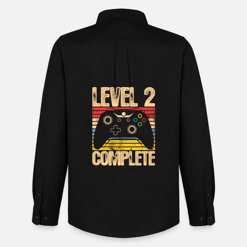 Level 2 Complete Controller - Men's Oxford Shirt by Stanley/Stella - black