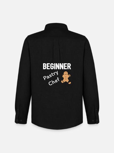 Beginner Pastry Chef - Chemise Oxford homme Stanley/Stella - noir