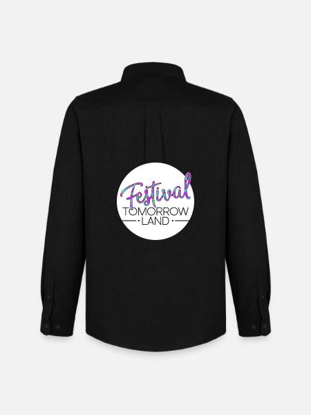 Tomorrowland Festival - Chemise Oxford homme Stanley/Stella - noir
