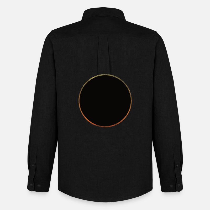 Solar eclipse - Men's Oxford Shirt by Stanley/Stella - black