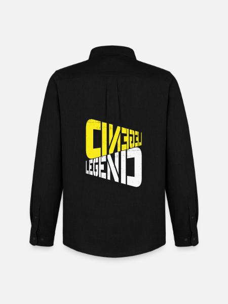 LEGEND - Men's Oxford Shirt by Stanley/Stella - black