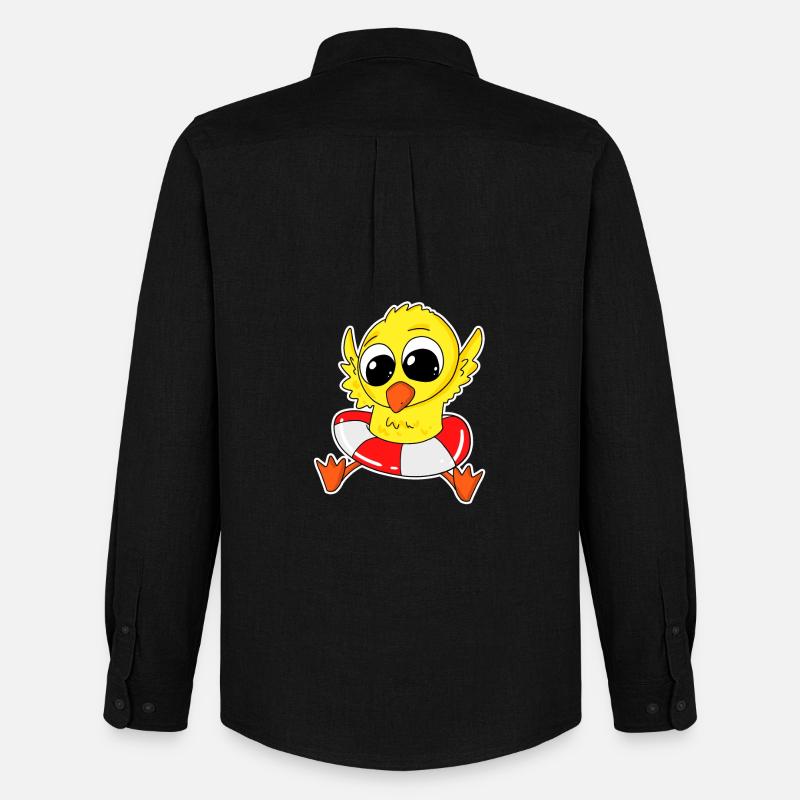 Duck bathing duck bathing - Men's Oxford Shirt by Stanley/Stella - black