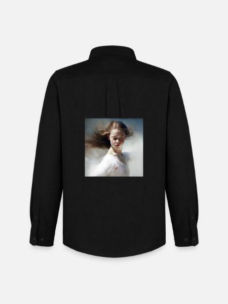 Women's Painting 01 - Men's Oxford Shirt by Stanley/Stella - black
