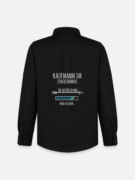 Kaufmann im Einzelhandel Ausbildung Beruf Geschenk - Männer Oxford Hemd von Stanley/Stella - Schwarz