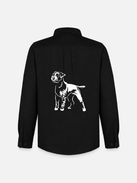 Parson Russell Terrier "BlackEdition" - Men's Oxford Shirt by Stanley/Stella - black