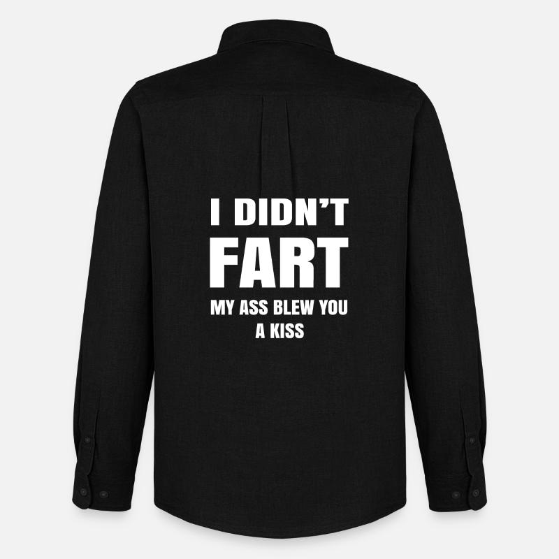 Bold Humor Insult Graphic Tee - Männer Oxford Hemd von Stanley/Stella - Schwarz