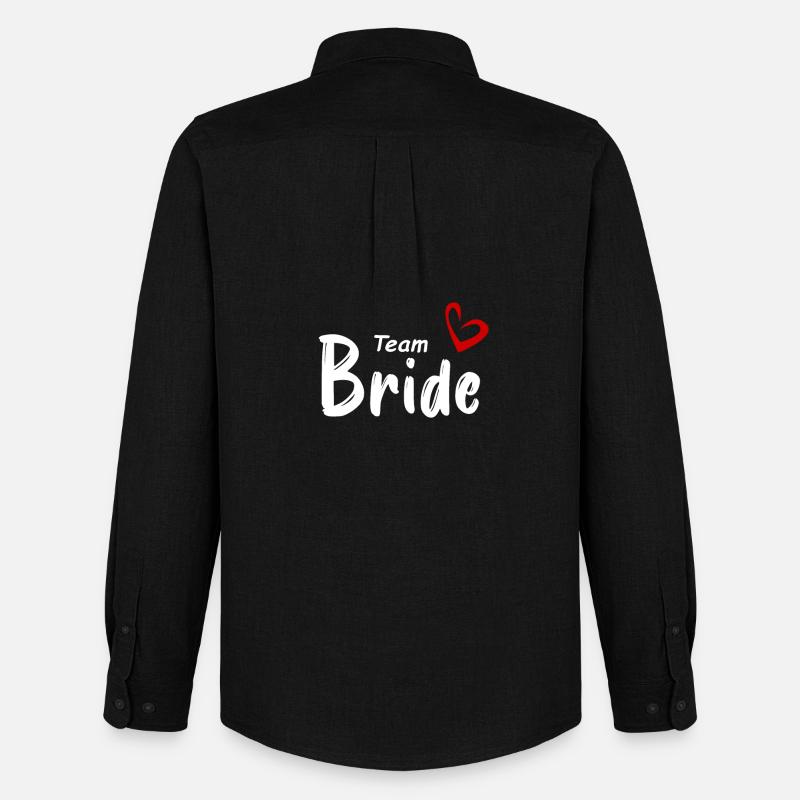 Team Bride - Männer Oxford Hemd von Stanley/Stella - Schwarz