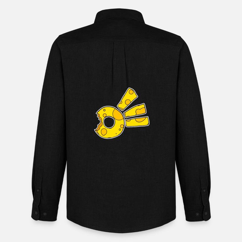 Käse Komet Symbol - Männer Oxford Hemd von Stanley/Stella - Schwarz