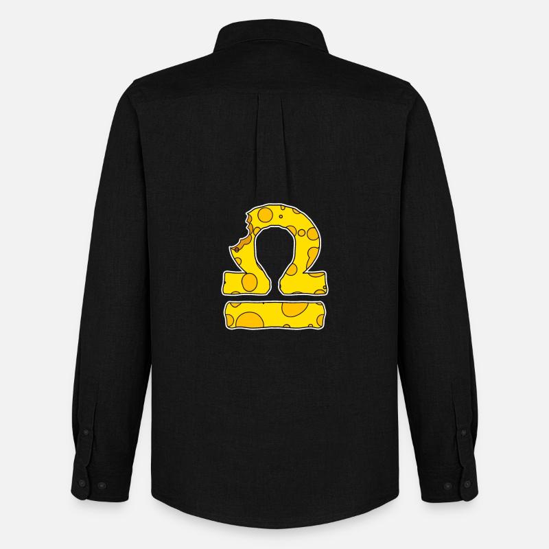 Sternzeichen Waage Symbol - Männer Oxford Hemd von Stanley/Stella - Schwarz