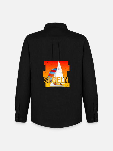 Segeln - Segelsport - Männer Oxford Hemd von Stanley/Stella - Schwarz