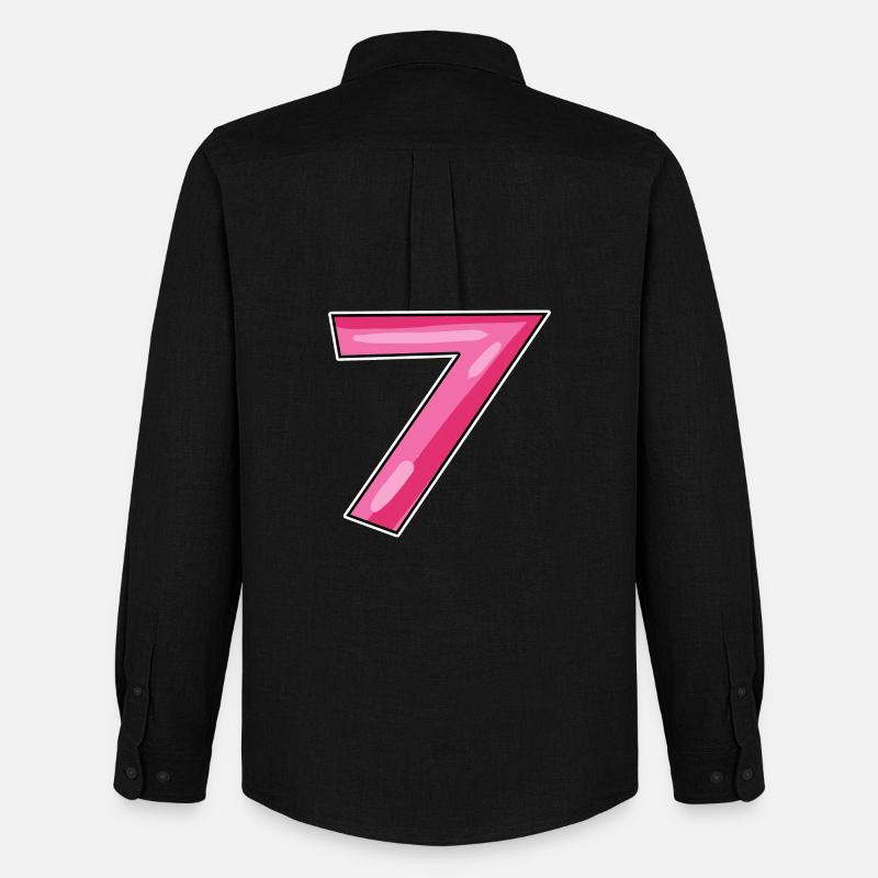 7 - Männer Oxford Hemd von Stanley/Stella - Schwarz
