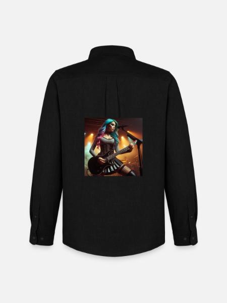 Women's Heavy Metal - Men's Oxford Shirt by Stanley/Stella - black
