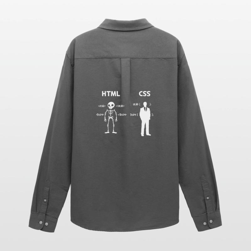 Code Css C++ Php Java Développeur Code Scripting Chemise Oxford homme Stanley/Stella