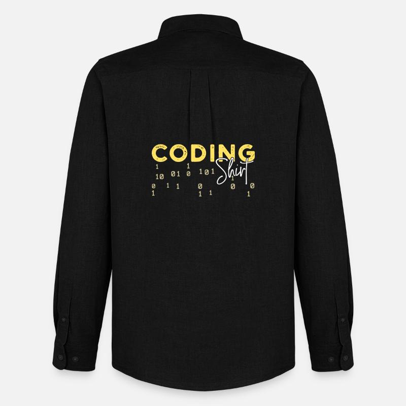 Coden Statement Développeur Programmeur Scripting - Chemise Oxford homme Stanley/Stella - noir