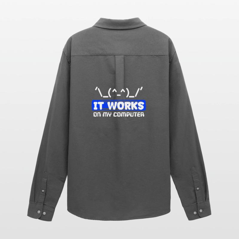 Debug Statement Bugfixing Skripting Code Developer Männer Oxford Hemd von Stanley/Stella