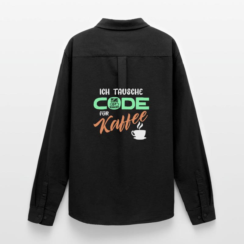 Code Developer Statement Programmierer Computer Männer Oxford Hemd von Stanley/Stella