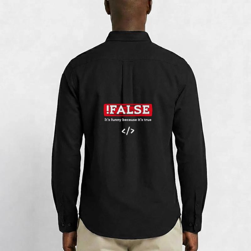 Debug Skripting Statement Developer Code Nerd Männer Oxford Hemd von Stanley/Stella