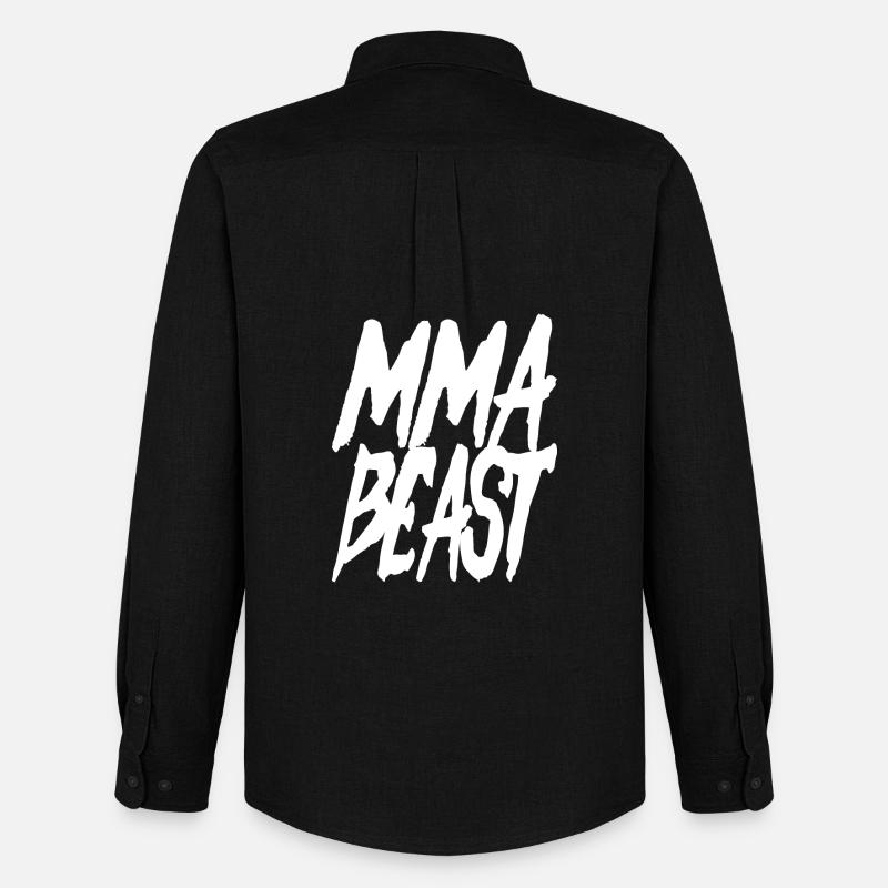 MMA Beast - cooles Kampfsport Design - Männer Oxford Hemd von Stanley/Stella - Schwarz