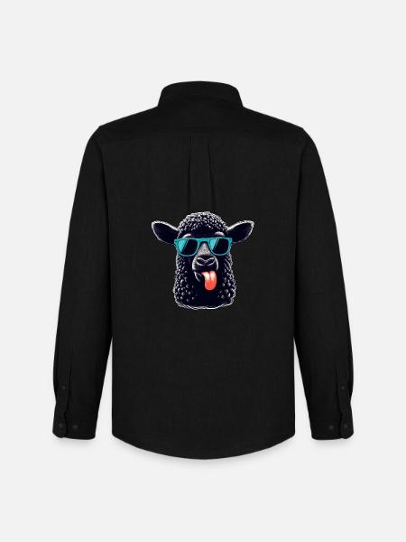 Black Sheep - Men's Oxford Shirt by Stanley/Stella - black