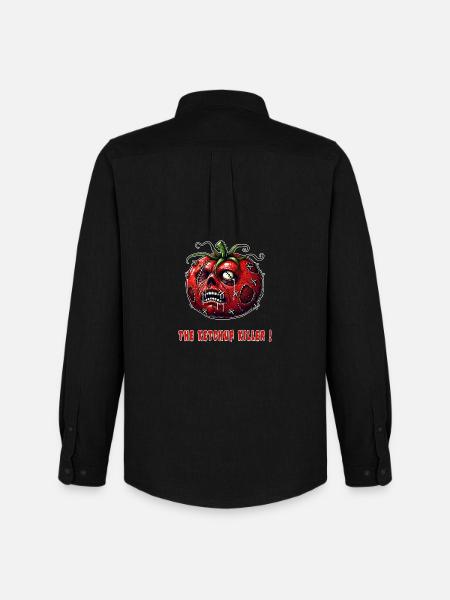 The Ketchup Killer - Men's Oxford Shirt by Stanley/Stella - black