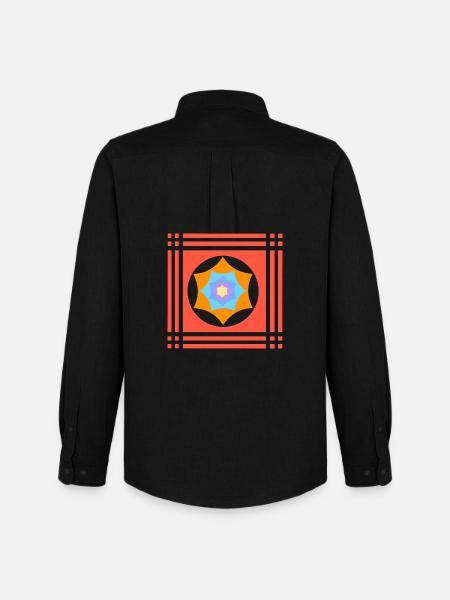 Colour games with a star - Men's Oxford Shirt by Stanley/Stella - black