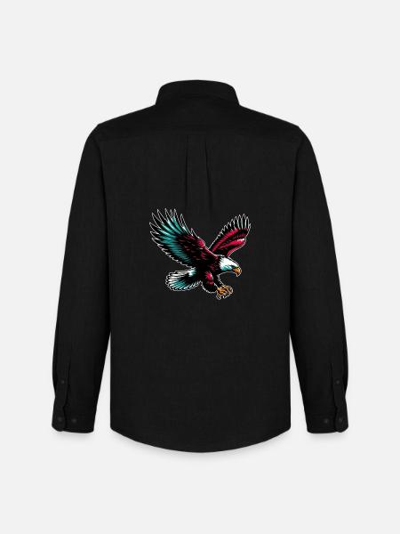 Eagle - Men's Oxford Shirt by Stanley/Stella - black
