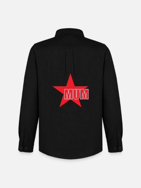 Maman d'Amour - Mother's Day - Men's Oxford Shirt by Stanley/Stella - black