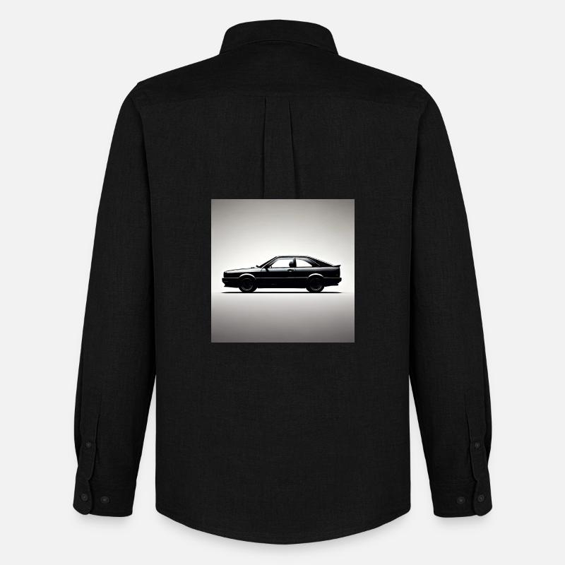 Coupé - Männer Oxford Hemd von Stanley/Stella - Schwarz