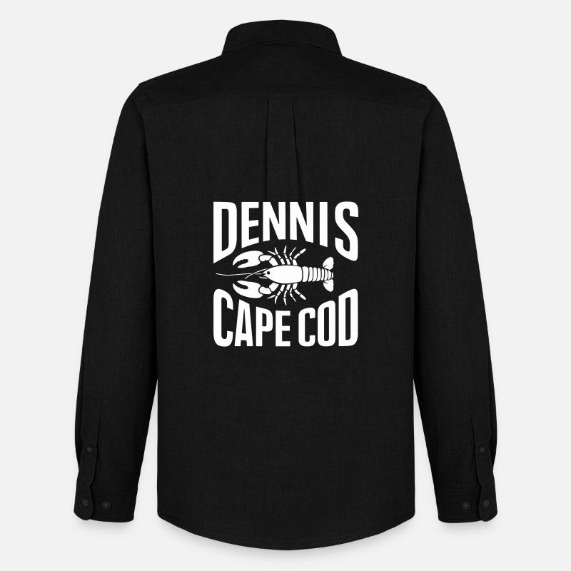 Dennis Cape Cod Homard - Chemise Oxford homme Stanley/Stella - noir