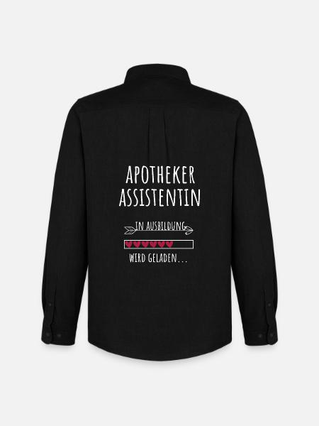Apothekerassistentin Ausbildung Beruf Geschenk - Männer Oxford Hemd von Stanley/Stella - Schwarz