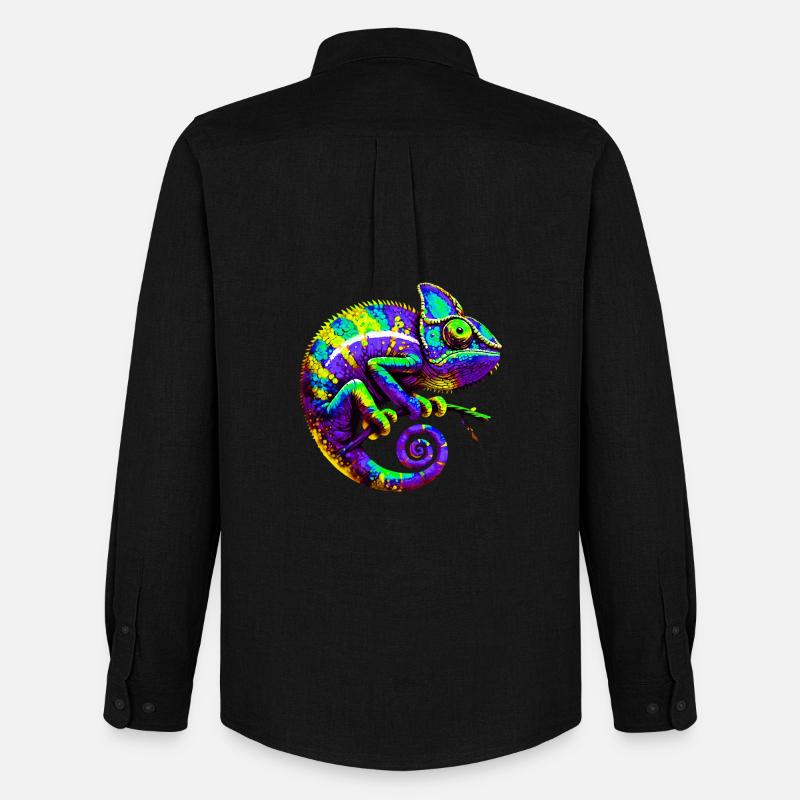 Chameleon - Men's Oxford Shirt by Stanley/Stella - black