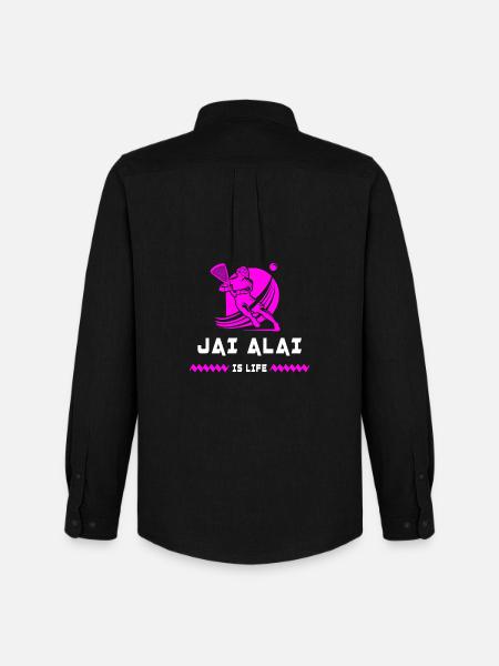 Jai Alai is alive - Men's Oxford Shirt by Stanley/Stella - black