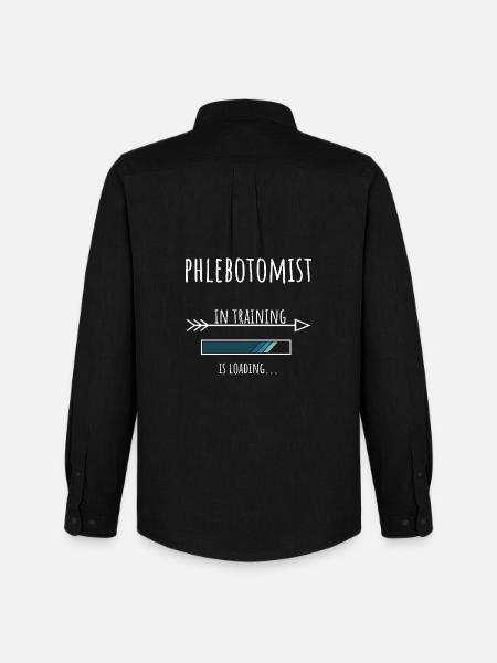 Phlebotomist in Training Profession Gift - Men's Oxford Shirt by Stanley/Stella - black