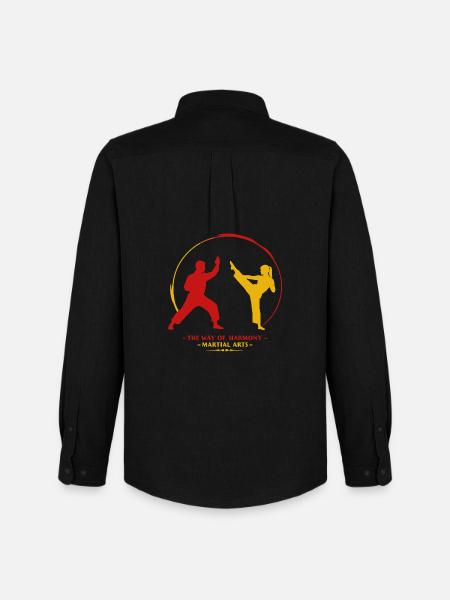 Martial art - Men's Oxford Shirt by Stanley/Stella - black