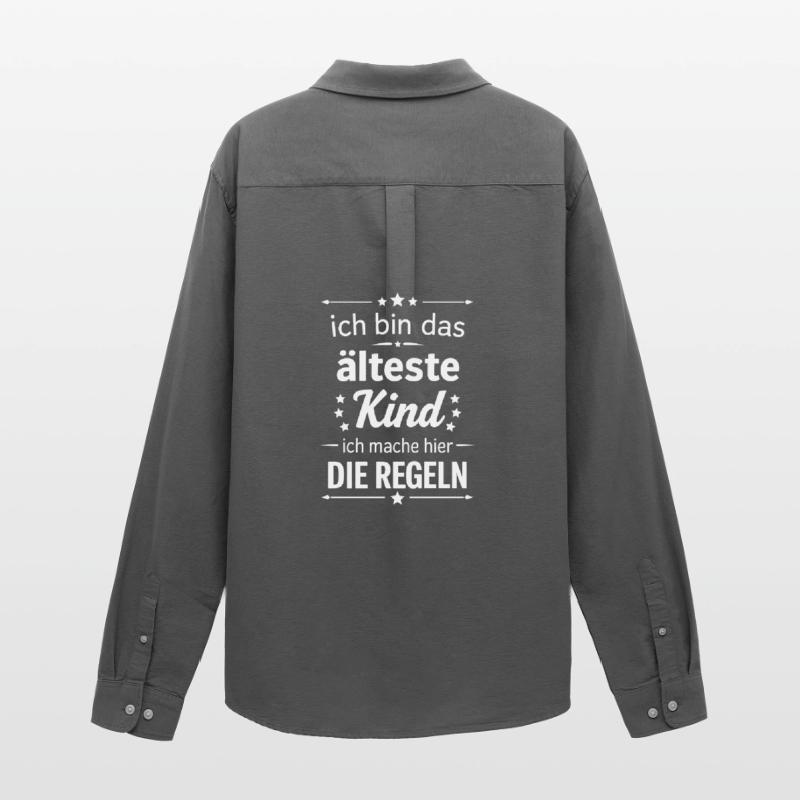 Ich bin das älteste Kind mache hier die Regeln Männer Oxford Hemd von Stanley/Stella