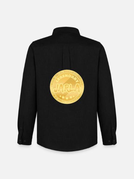 Gift for Jarla - Men's Oxford Shirt by Stanley/Stella - black