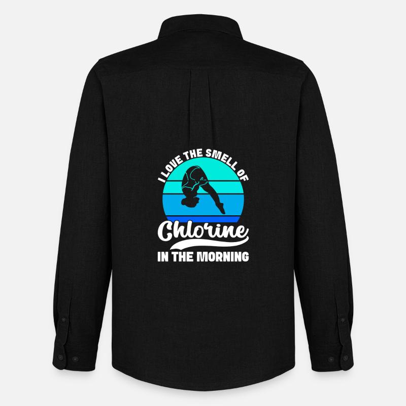 Plongeoir - Chemise Oxford homme Stanley/Stella - noir