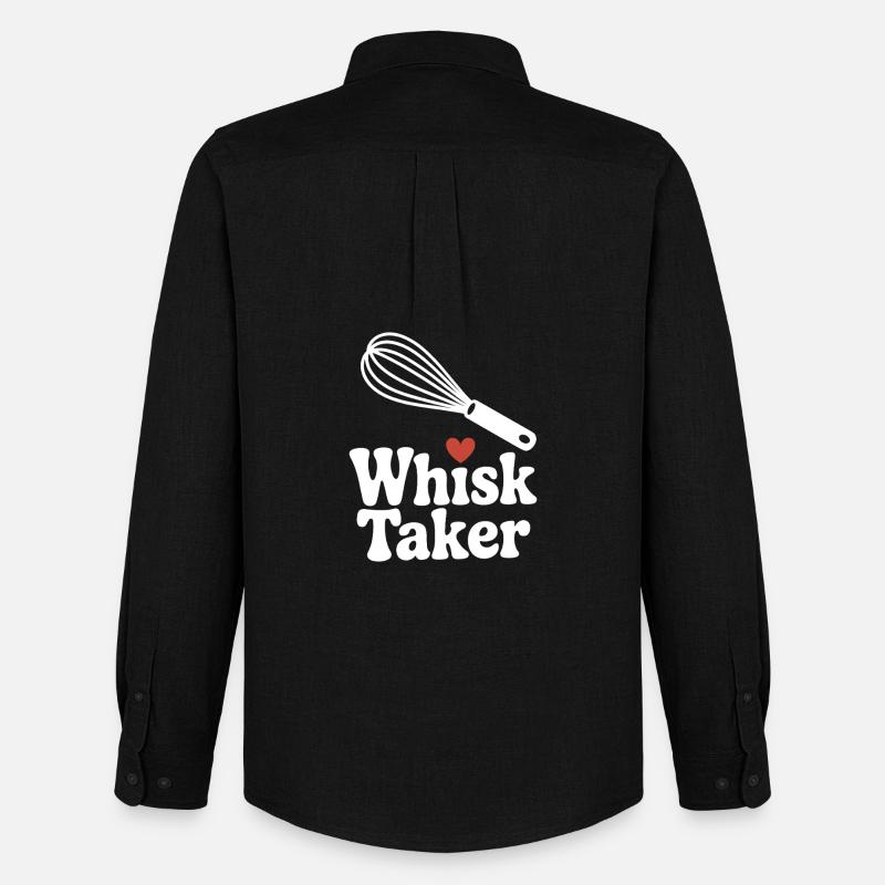 Schneebesen Taker - Männer Oxford Hemd von Stanley/Stella - Schwarz