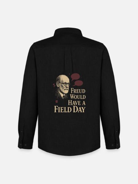 Future psychologist diagnose me - Men's Oxford Shirt by Stanley/Stella - black