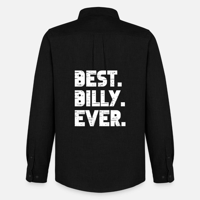 Best Billy Ever Geschenk Spruch - Männer Oxford Hemd von Stanley/Stella - Schwarz