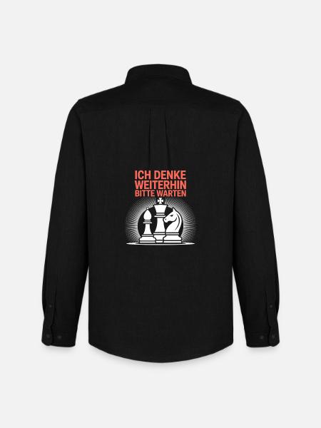 Chess Master Chess Player Chess Gift - Men's Oxford Shirt by Stanley/Stella - black