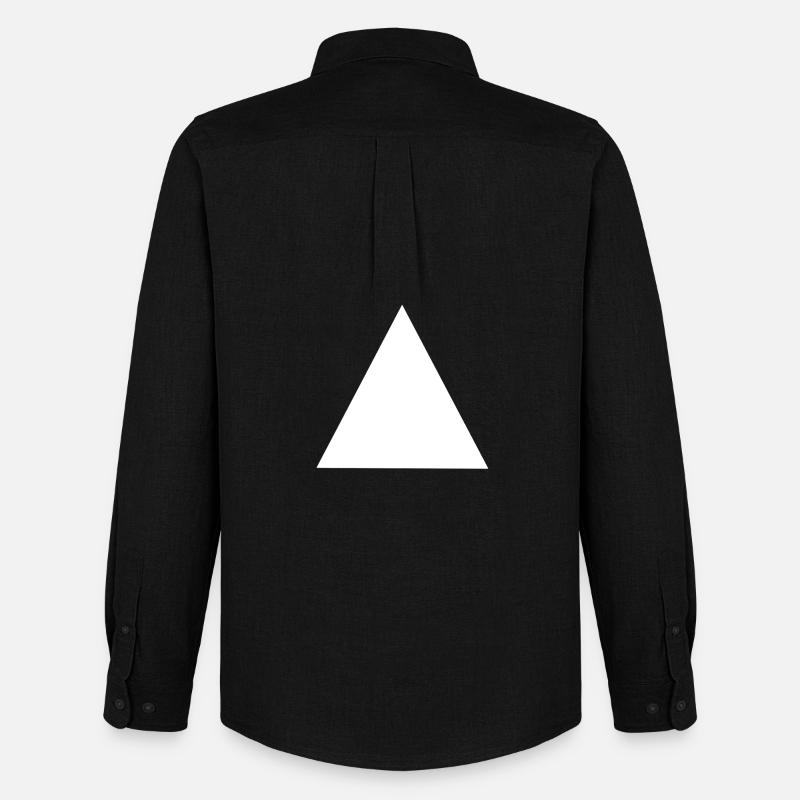 Abstract Geometric Triangle Composition - Men's Oxford Shirt by Stanley/Stella - black