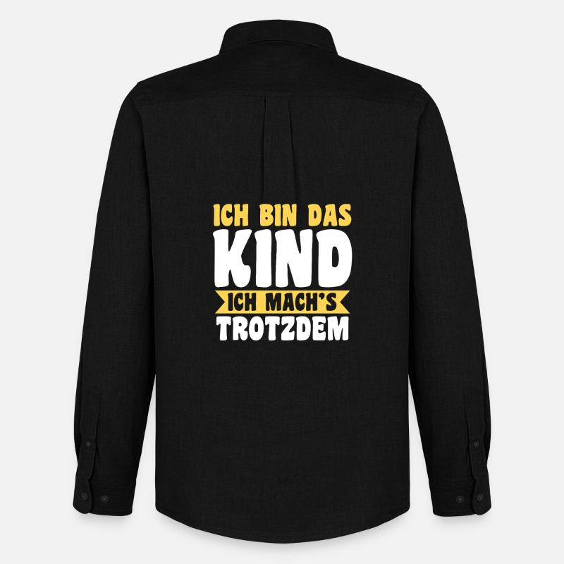 Mutter Team Mama - Männer Oxford Hemd von Stanley/Stella - Schwarz