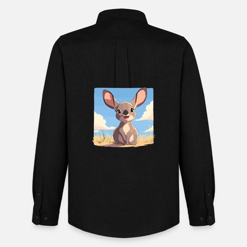 Wallabys Wallaby - Männer Oxford Hemd von Stanley/Stella - Schwarz
