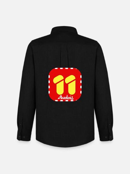 Audois Logo 11 - Men's Oxford Shirt by Stanley/Stella - black