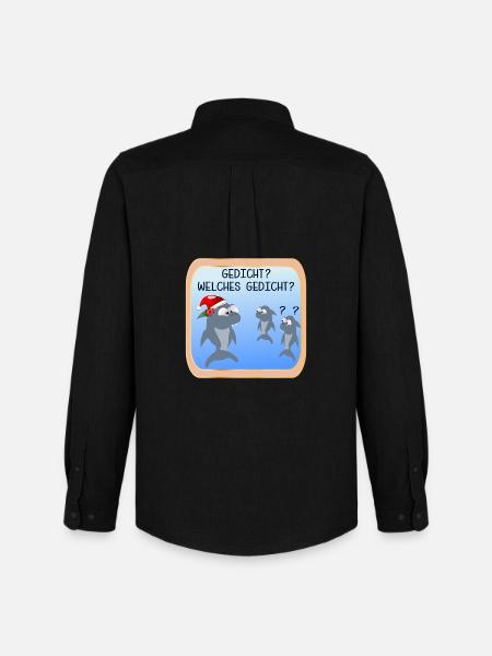 WEIHNACHTEN TRADITION WEIHNACHTSGEDICHTE - Männer Oxford Hemd von Stanley/Stella - Schwarz