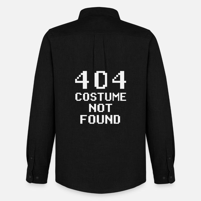 404 Costume Not Found - Männer Oxford Hemd von Stanley/Stella - Schwarz