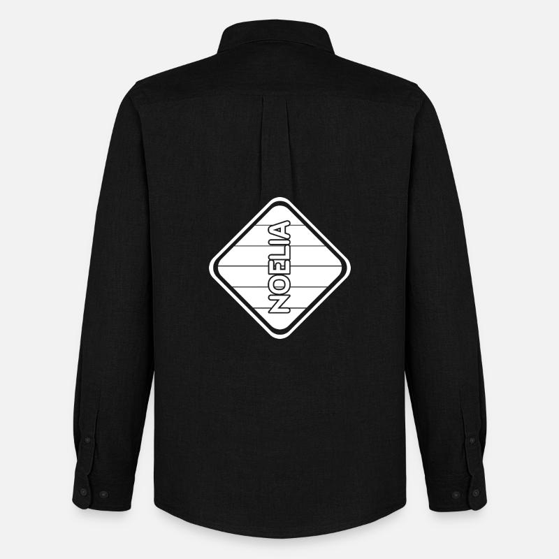 Noelia as a given name - Men's Oxford Shirt by Stanley/Stella - black