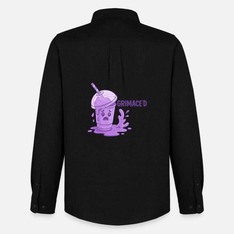 Grimace Shake Chaos - Männer Oxford Hemd von Stanley/Stella - Schwarz